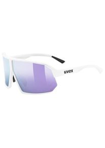 Uvex Sportstyle 237 Mirror Cat. 3 Sonnenbrille (weiß/lila)