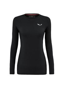 Salewa Cristallo Warm AMR L/S Tee Merinounterwäsche Women (Größe 34 |schwarz)