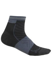 Icebreaker Merino Run+ Ultralight Mini Laufsocken Damen (Gr M |schwarz)