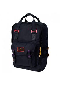 Doughnut Macaroon Large Happy Camper 18 Daypack (schwarz/blau)