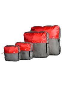 Pajak UL Packing Cubes Set Packsack (Gr S-XL |grau/rot)