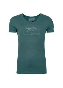 Merinoshirt Ortovox 150 Cool Vintage Badge T-Shirt Damen (Gr XS |blau)