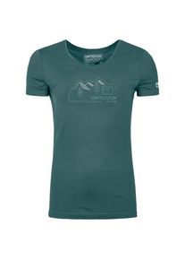 Merinoshirt Ortovox 150 Cool Vintage Badge T-Shirt Damen (Gr XS |blau)