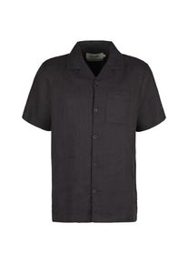 DEDICATED Shirt Marstrand Linen Hemd Herren (Gr M |grau)