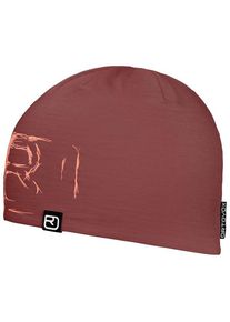 Ortovox 120 Tec Logo Beanie M&uuml;tze (Gr 50-56 cm |rot)