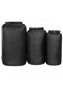 Tatonka Dry Sack Set III Packsack (Größe 10 l / 18 l / 30 l |schwarz/grau |wasserdicht)
