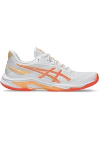 asics Netburner Ballistic Ff 4 Hallenschuhe Damen - weiß - Gr. 42 - Synthetik