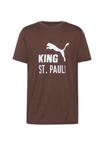 Puma Fc St. Pauli T-Shirt Herren - braun - Gr. XL - Baumwolle