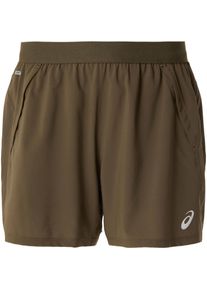 asics Road 5in Funktionsshorts Herren - braun - Gr. L - Polyester