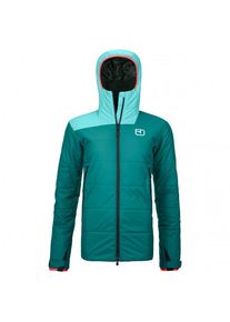 Woll- & Merinojacke Ortovox Swisswool Zinal Jacket Damen (Gr XS |türkis)