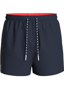 Tom Tailor Herren Badehose, grün, sportlich, Gr. S, unifarben, Obermaterial: 100% Polyamid, Badehosen, mit gemusterten Kordeln