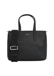 Calvin Klein Damen Handtasche "CK MUST SMALL TOTE", schwarz, Polyester, Polyurethan (PU), Taschen, Henkeltasche, Schultertasche, Umhängetasche