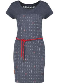 alife and kickin ALIFE & KICKIN Damen Blusenkleid "Damen ClarissaAK B", blau, Gr. XL, 65% Baumwolle 35% Polyester, Kleider