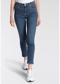 MAC Damen Slim-fit-Jeans "Rich-Slim", blau, Gr. 40, Denim/Jeans, Obermaterial: 71% Baumwolle, 16% Polyester, 11% Modal, 2% Elasthan, Jeans, Robuste