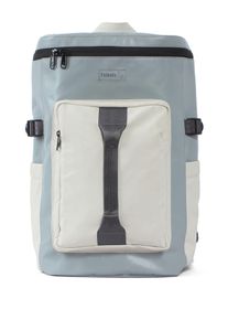 7CLOUDS Laptoprucksack "Heloy 7.1"grau, sanftes weiß, Tarpaulin, Polyethylen, casual, Rucksäcke, mit recyceltem PET