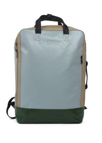 7CLOUDS Laptoprucksack "Agal 7.3 M"grau, junglegrün, camel, Tarpaulin, Polyethylen, casual, Rucksäcke, mit recyceltem PET