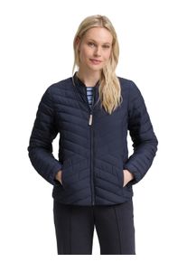 Tom Tailor Damen Steppjacke, blau, casual, Gr. M, unifarben, Steppware, Obermaterial: 100% Polyester. Futter: 100% Polyester, Jacken, mit Taschen