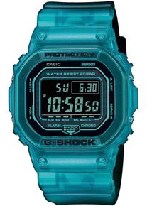 Casio G-SHOCK Smartwatch "DW-B5600G-2ER", blau, Smartwatches, Armbanduhr, Herrenuhr, Stoppfunktion, Weltzeit, Timer, Phone Finder
