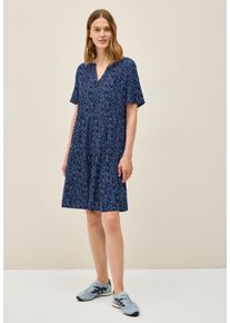 Cecil Damen Sommerkleidurban navy blau, casual, Gr. XXXL, bedruckt, Stoff, 100% Viskose, Kleider, mit allover Print