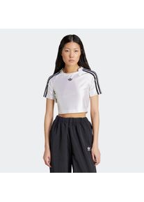 Damen T-Shirt "TEAMGEIST TOP", weiß, sportlich, Gr. XL, adidas originals, Obermaterial: 89% Polyester, 11% Elasthan, Shirts