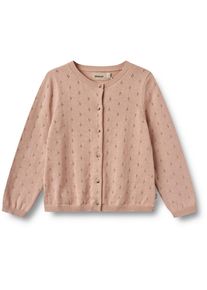 Wheat Mädchen Cardigan "Wheat Cardigan Strickjacke Maia"moonlight rose, Gr. 104, 100% Bio-Baumwolle, Strickjacken