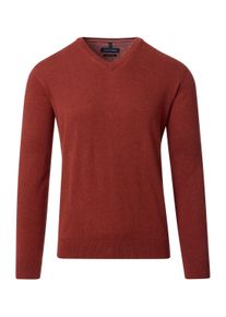 Casamoda Herren Strickpullover "Casamoda Pullover uni", orange, Gr. XL, 100% Baumwolle, Pullover
