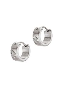Emporio Armani Damen Paar Creolen "Schmuck Geschenk Edelstahl, EGS3165040", Edelstahl, silber, Edelstahl, Ohrringe