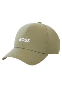 BOSS Damen Baseball Cap "Zed"open grün 349, casual, unifarben, Twill, Baumwolle, Caps, mit Logostickerei