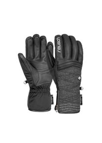 Reusch Damen Skihandschuhe "Amelie R-TEX XT", schwarz, feminin, Gr. 6, mehrfarbig, 90% Polyester, 10% Ziegenleder, Handschuhe, höchste Wärmestufe,
