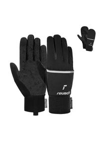 Reusch Damen Skihandschuhe "Terro STORMBLOXX TOUCH-TEC ", silber, klassisch, Gr. 10, mehrfarbig, 85% Polyester, 15% Elasthan, Handschuhe, winddicht,