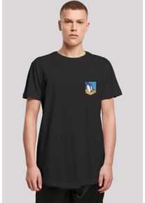 F4NT4STIC Herren T-Shirt "Looney Tunes Road Runner Face Faux Pocket", schwarz, casual, Gr. XXL, Obermaterial: 100% Baumwolle, Shirts, Print