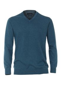 Casamoda Herren Strickpullover "Casamoda Pullover uni", orange, Gr. XXL, 100% Baumwolle, Pullover