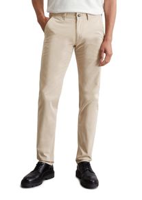 Marc O'Polo MARC O'POLO Herren Chinohose "aus Bio-Baumwoll-Mix", grau, casual, Gr. 32, unifarben, Obermaterial: 97% Baumwolle, 3% Elasthan, Hosen