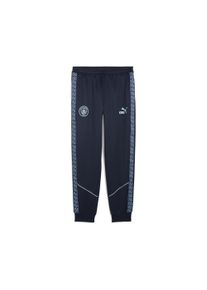 Puma Herren Sporthose "Manchester City KING Anthem Hose Herren"deep navy team light blau, Gr. XL, Obermaterial: 37% Baumwolle, 63% Polyester;