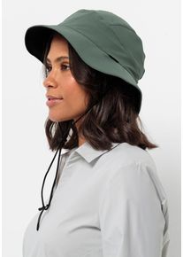 Jack Wolfskin Damen Outdoorhut "WINGBOW HAT W", grün, Gr. S, 1. OBERSTOFF: 90% POLYAMID, 10% ELASTHAN; 2. OBERSTOFF: 100% POLYESTER; 3. OBERSTOFF: