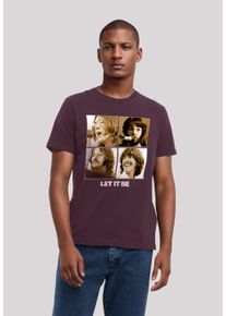 F4NT4STIC Herren T-Shirt "The Beatles", rot, casual, Gr. XS, Obermaterial: 100% Baumwolle, Shirts, Streetwear Fashion