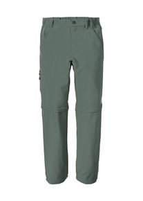Killtec Kinder Zip-off-Hose "KOS 130 BYS PNTS", grün, sportlich, Gr. 152, Oberstoff: 92% Polyester, 8% Elasthan, Hosen, Wasserabweisend, kürzbare