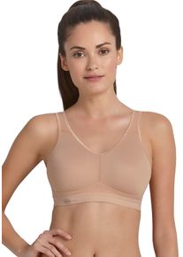 Anita active Damen Sport-BH "Light & Firm", Gr. 85, beige, Stoff, Obermaterial: 80% Polyamid, 20% Elasthan, Basic, BHs, gemoldete, nahtlos Cups,