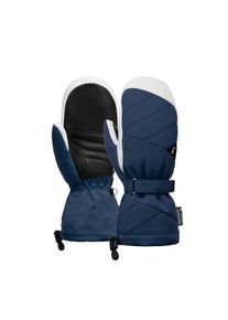 Reusch Damen Fäustlinge "Sonja R-TEX XT Mitten", blau, feminin, Gr. 7, mehrfarbig, 70% Polyester, 20% Leder, 5% Elasthan, Handschuhe, extra warm,