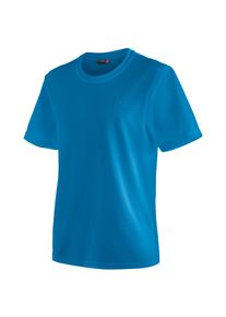 Maier Sports Herren Funktionsshirt "Walter", blau, Gr. XXL, 100% Polyester, Shirts, Herren T-Shirt, rundhals pique Outdoorshirt, schnelltrocknend
