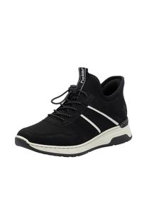 Rieker Damen Slip-On Sneaker "Ready2GO", Gr. 40, schwarz, Nubuklederimitat, Textil, sportlich, Schuhe, Schlupfschuh, Halbschuh, Freizeitsneaker mit