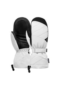 Reusch Damen Fäustlinge "Sonja R-TEX XT Mitten", schwarz-weiß, feminin, Gr. 8,5, mehrfarbig, 70% Polyester, 20% Leder, 5% Elasthan, Handschuhe, extra