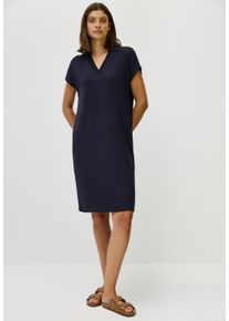 Cecil Damen Sommerkleidurban dunkelblau, casual, Gr. M, gemustert, Stoff, 78% Viskose, 17% Polyester, 5% Elasthan, Kleider, knielang
