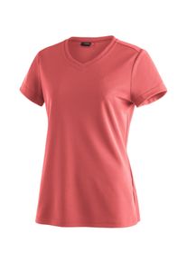 Maier Sports Damen Funktionsshirt "Trudy", rot, Gr. 34, 100% Polyester, Shirts, Damen T-Shirt, Kurzarmshirt für Wandern und Freizeit