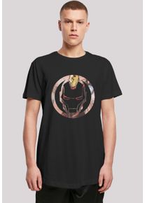 F4NT4STIC Herren T-Shirt "Marvel Superhelden Iron Man Montage Symbol", schwarz, casual, Gr. XXL, Obermaterial: 100% Baumwolle, Shirts, Herren,Premium