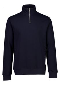 LINDBERGH Herren Sweatshirt "LINDBERGH Troyer", blau, Gr. M, Oberstoff: 85% Baumwolle, 15% Polyester, Sweatshirts