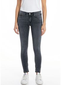 Replay Damen 5-Pocket-Jeans "NEW LUZ Skinny Fit", grau, casual, Gr. 31, Denim/Jeans, Obermaterial: 99% Baumwolle, 1% Elasthan, Jeans, in Ankle-Länge