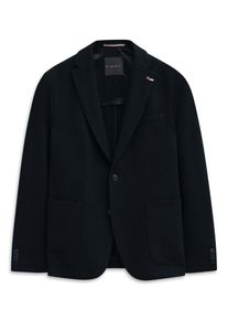 Bugatti Herren Sakko "Modern Fit"390, marine, casual, Gr. 48, unifarben, 60% Polyester, 40% Baumwolle, Sakkos, klassisch & elegant mit Stretch-Futter