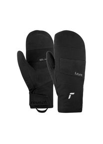 Reusch Damen Fäustlinge "Futu:re Mitten", schwarz-weiß, klassisch, Gr. 9, mehrfarbig, 100% Polyester, Handschuhe, aus recycelbarem Material