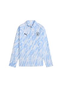 Puma Kinder T-Shirt "Manchester City Aufwärmtop Jugendliche", blau, Gr. 140, Obermaterial: 100% Polyester, Shirts